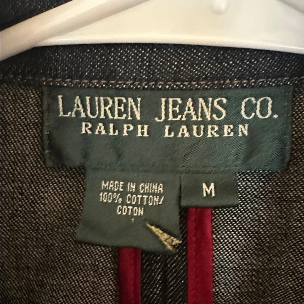 Vintage Lauren Jeans Co. Denim Blazer – Double-Breasted | Size Medium - Picture 3 of 14